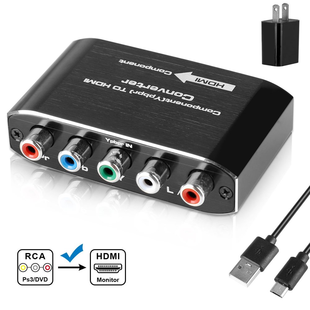 YPbPr to HDMI Converter, Component to HDMI, RGB to HDMI Converter