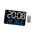 thumbnail image 4 of Reloj de pared Digital LED, decoración de , reloj grande moderno Dst, decoración de pared, despertador para dormitorio, cafetería, Luz azul, 4 of 8