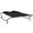 Black, variant on vidaXL Outdoor Chaise Lounge Patio Lounge Bed Sun Lounger with Pillows Fabric
