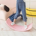 thumbnail image 2 of letairis Balancing Board Training Twisting Balance Board for Home Exercises Abdominal Balance yellow, 2 of 9