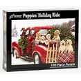 thumbnail image 1 of Cachorros Holiday Ride - Rompecabezas para niños (100 piezas) Vermont Christmas Company Vermont Christmas Company, 1 of 2