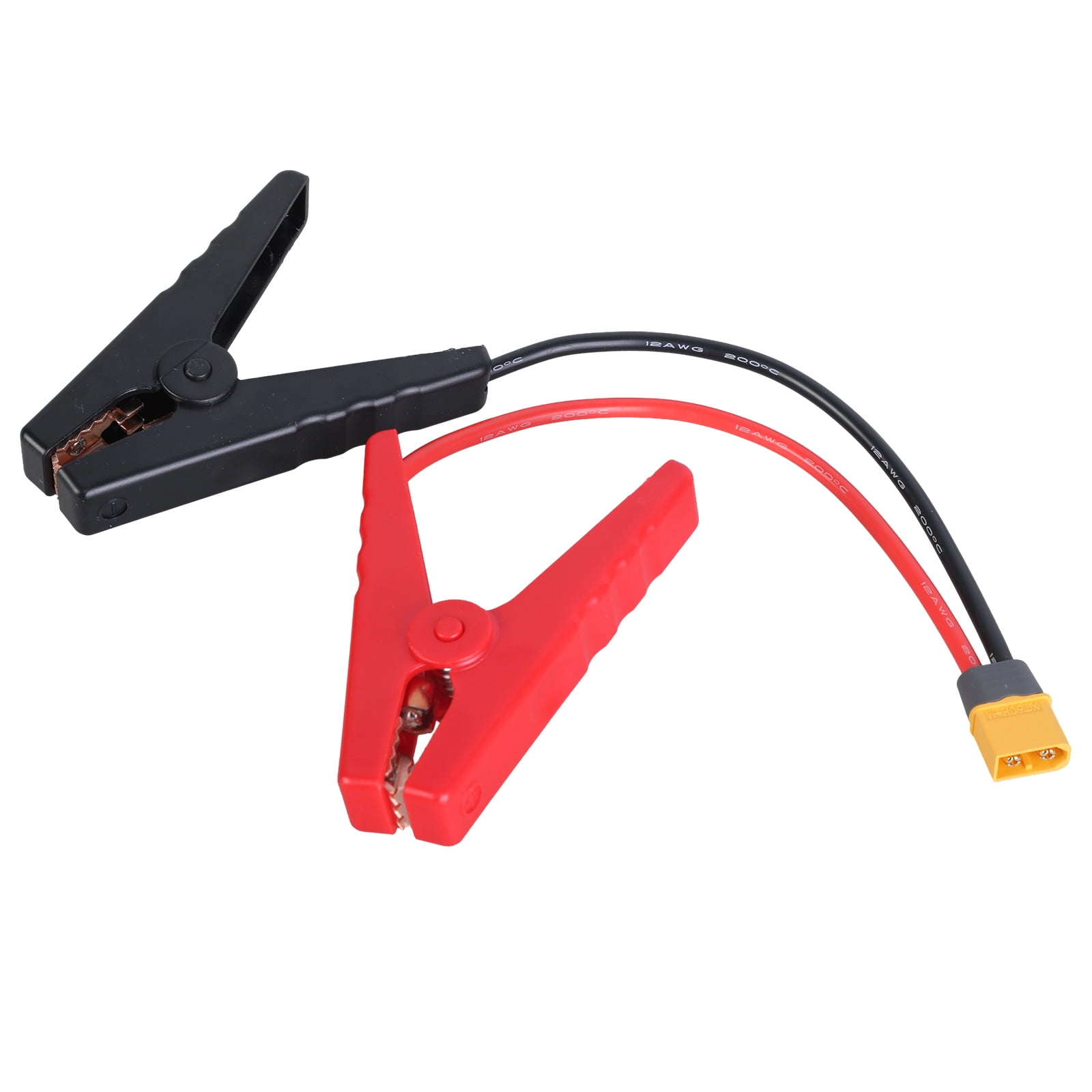 XT60 to Clamp Cable 12AWG Alligators Clip to XT60 Male Cable for Power Station Solar Panel Car Charging