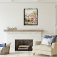 thumbnail image 3 of Stupell Industries Tropical Cottage Scenery Landscape Painting Black Floater Framed Canvas Art Print Wall Art, 25 x 31, 3 of 10