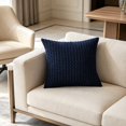thumbnail image 2 of Pillow Covers 18x18,Throw Pillow Covers,Corduroy Throw Pillow Covers,Soft Breathable Solid Color Pillow Shams with Hidden Zipper Washable Decorative Pillowcase for Home Sofa Bedroom(Navy 18*18in), 2 of 6