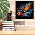 thumbnail image 6 of Epic Graffiti 'Color Burst 2' by Rey Klimt Canvas Wall Art, 12" x 12", 6 of 8