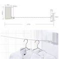thumbnail image 3 of Tendedero Retráctil | Tendedero Interior Exterior | Línea de lavandería para secado de ropa de alta resistencia | Ropa de tendedero montada en la pared, 3 of 6