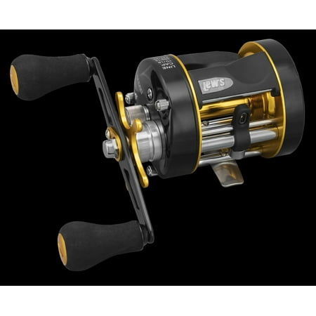UPC: 0849004013445 | Lew s Speed Cast Baitcast Fishing Reel  Right-Hand Retrieve  5.3:1 Gear Ratio  5 Bearing System with Stainless Steel Double Shielded Ball Bearings  Black