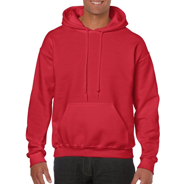 Gildan Sweat à Capuche en Molleton pour Hommes, Style G18500, Rouge, 2TG