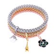thumbnail image 1 of 3 pulseras multicapa con dijes únicos y retráctiles para graduación, fiestas informales, compromisos, mujeres, niñas, familias y parejas Pulsera de goteo, 1 of 4