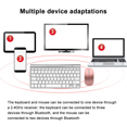 thumbnail image 3 of Wireless Keyboard and Mouse Set,With 2.4G Wireless Technology,uitable for Home, Library, Conference Room, Cafe and Other Occasions. TYRANT GOLD, 3 of 8