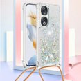 thumbnail image 3 of Funda FOXDOCK para Honor 90 con Cuerda Ajustable, Brillo Líquido, Protección Antigolpes y Lente – Ideal para Regalo, 3 of 6