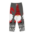 thumbnail image 4 of Bingfone Pajamas For Women,Chillin With My Gonme Pajama Pants With Pockets-Large, 4 of 9