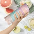 thumbnail image 2 of Glitter Tumbler 20oz Tumblers with Lid and Straw Insulated Skinny Tumblers Beach Coffee Tumbler Stainless Steel Travel Mug Reusable Cups Thermal Cup for Man Woman, 2 of 4