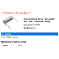 thumbnail image 2 of Generator Brush Spring - Compatible with 1954 - 1958 Buick Century 1955 1956 1957, 2 of 2