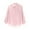 503_Pink, variant on Long Sleeve T Shirt Women Chiffon Lapel Single Breasted Loose Long Sleeve Trendy Tops