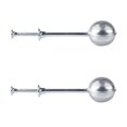 thumbnail image 2 of 2Pcs Stainless Steel Loose Leaf Tea Locking Teaspoon Infuser Ball Filter, 2 of 6