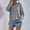 Gray, variant on Patlollav Womens Hoodie Long Sleeve Tops Blouse Casual Loose Hooded Sweatshirts on Ladies