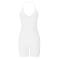 thumbnail image 7 of TaTaai Women's Yoga Set Halter Neck Tank Top with High Waist Shorts Breathable Compression Fitness Activewear Gym Outfit for Spring Summer Workout Gift, 7 of 7