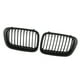 thumbnail image 1 of Rejilla para coche KKmoon 2pcs Mate Negro M-color de la parrilla delantera para BMW E46 Serie 3 4 Do Tomshoo Rejilla para coche, 1 of 6