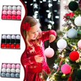 thumbnail image 7 of Twfbrm 12 Pcs Velvet Christmas Balls 6cm/2.4" Flocked Christmas Tree Ball Ornaments Plastic Balls Xmas Decorative Hanging Ornaments Christmas Tree Decoration, 7 of 7
