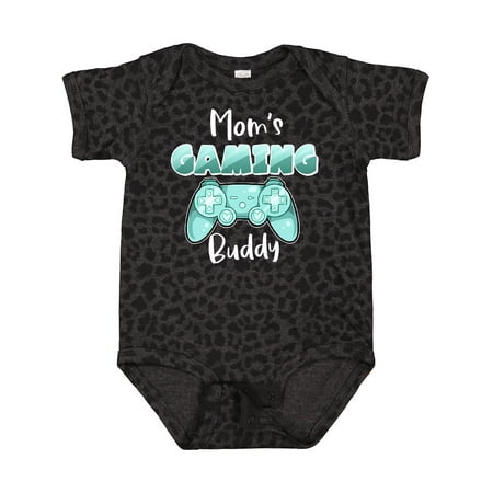 

Inktastic Mom s Gaming Buddy- Aqua Controller Gift Baby Boy or Baby Girl Bodysuit