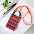 thumbnail image 1 of Bolso de mano tejido volador, bolso de moda coreano, bolso de compras de ocio para estudiantes femeninas de gran capacidad, 1 of 6