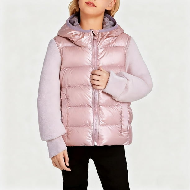 Parkas de manga larga para niños, chaqueta ligera de terciopelo de invierno para bebés, abrigo para niñas, chaqueta con capucha para niños y niñas, tops de algodón para niños