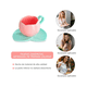 thumbnail image 5 of Juego Tazas Café Cerámica Diseño Tulipán Con Cuchara Posavaso Malubero Rosa, 5 of 5