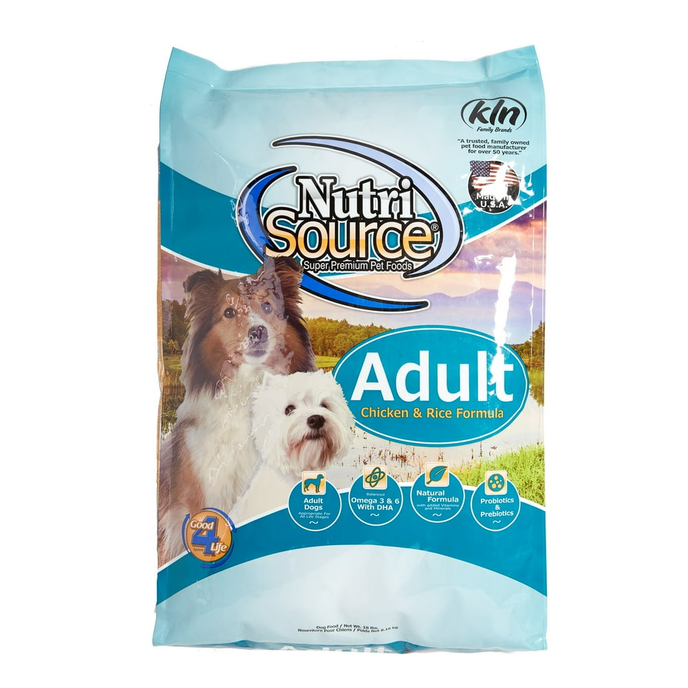 NutriSource Adult Dry Dog Food, 18 lb