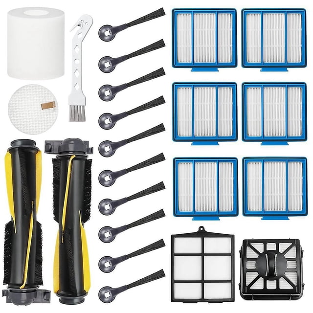 Reemplazo de robots de barrido Filtros Hepa de cepillos laterales principales para Shark Iq Rv1001ae Rv1000 Rv101