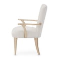 thumbnail image 6 of Michael Amini La Rachelle Dining Arm Chair in Champagne Ivory Jacquard Set of 2, 6 of 12