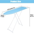 thumbnail image 4 of Aqmeifen 42" Folding Ironing Board, Full Size, with Heat-Resistant Cover, Height Adjustable, Blue, 4 of 7
