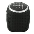 thumbnail image 1 of Perilla de palanca de cambios de coche, palanca de balonmano, reemplazo de cuero PU, compatible con Peugeot Boxer, color negro, 6 velocidades Jadeshay A, 1 of 8