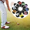 thumbnail image 3 of 10x4 5 6 7 8 9 P a S X Número de palo de golf Arnés para la cabeza Arnés para la cabeza, resistente al desgaste, ligero, en forma de cuña, para equipo Negro Sunnimix Cubierta de cabeza de hierros de golf, 3 of 8