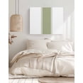 thumbnail image 3 of Sage Green Striped Wall Art for Living Room,Canvas Picture Wall Decor for Bathroom Bedroom,Modern Geometric Abstract Art Painting Artwork for Office Kitchen Hallway Dining Room Home Decor 24"x32", 3 of 8