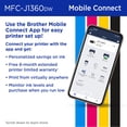 thumbnail image 4 of Impresora inalámbrica de inyección de tinta color Brother Work Smart MFC-J1360DW, 4 of 6