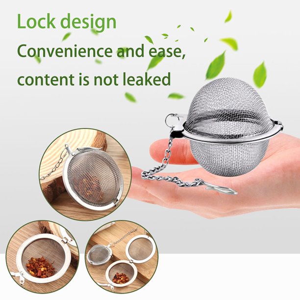 ONHUON stainless 2 strainers extended hooks set with tea steel mesh