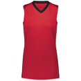 thumbnail image 1 of Ladies Rover Jersey, Scarlet & Black - Medium, 1 of 1