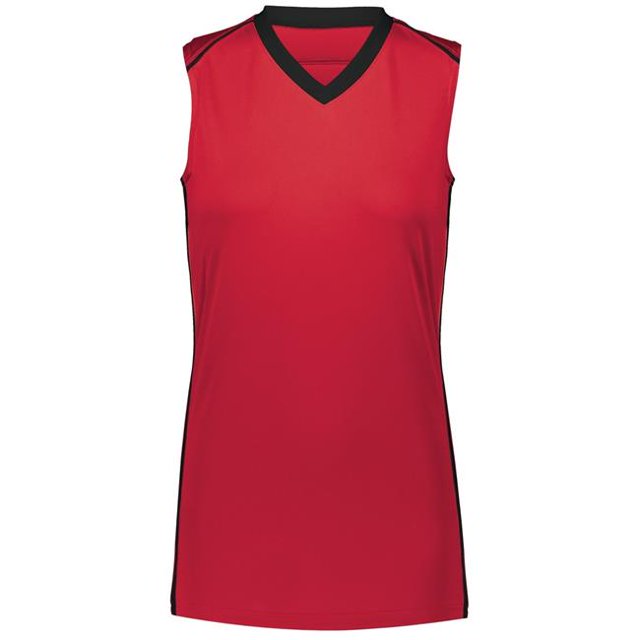 Ladies Rover Jersey, Scarlet & Black - Medium