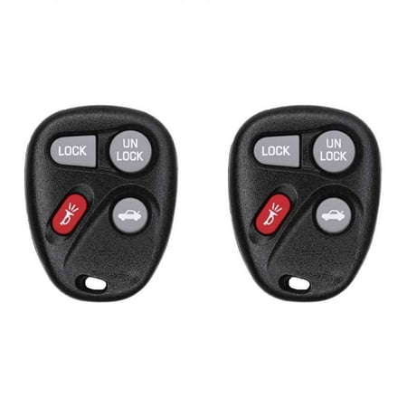 Eye4Techs Car Key Fob Keyless Entry Remote for Buick LeSabre 1997 FCC KOBUT1BT Part Number 25628814 25668603 25678792 15732805 25656444 25656445 25665574 25665575 Pack of 2