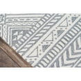 thumbnail image 4 of Momeni Mallorca Hand Hooked Wool Grey Area Rug 2' X 3', 4 of 5