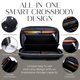 thumbnail image 2 of Monedero bandolera de piel con forma de cartera para teléfono BULL GUARD, color negro, 2 of 6