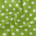 thumbnail image 2 of Coolnut 60" Green Polka Dots Round Tablecloth, Waterproof Spillproof Polyester Fabric Table Cover with Zipper Umbrella Hole for Outdoor Patio Garden Dining Party, 2 of 7