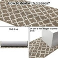 thumbnail image 5 of Yamaziot 2'x10' Runner Rug, Extra Long Farmhouse Kitchen Laundry Room Rug, Non Slip Washable Hallway Runner Rug, Brown, 5 of 9