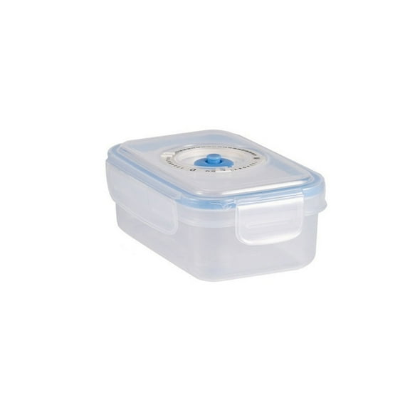 uvwlwu Clear Vacuum Seal Airtight Kitchen Canisters With Locking Lids For Dry Pantry Organization And Secure Meal Prep Leakproof Food Storage Containers(A)