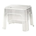 thumbnail image 2 of Lipstore Clear Step Stool Bathroom Stool Storage Ottoman for Home Living Room Kitchen, 2 of 8