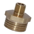 thumbnail image 3 of Adaptador de acoplamiento de conector de buje hexagonal de doble cabeza de latón de 3 x 1/2-1/8" 6 piezas, 3 of 6