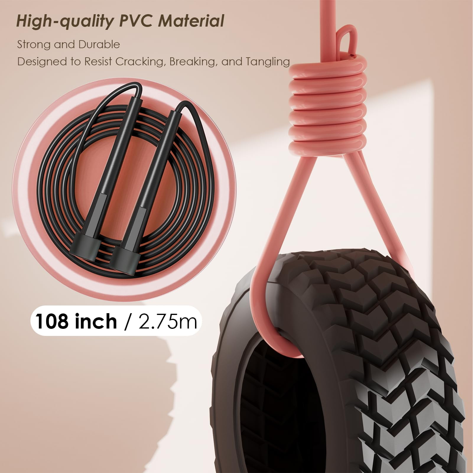Jump Rope for Fitness, Speed Rope Skipping Rope