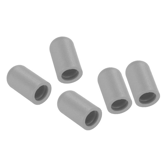Drum Mute Drumstick Silent Tip Drum Dampener Silicone Rubber Practice Percussion Tips Mute Grey 5 Pack