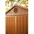 thumbnail image 5 of Keter Darwin 6x8 ft. Durable Resin Outdoor Storage Shed With Heavy Duty Floor and Locking Door, Brown, 5 of 6